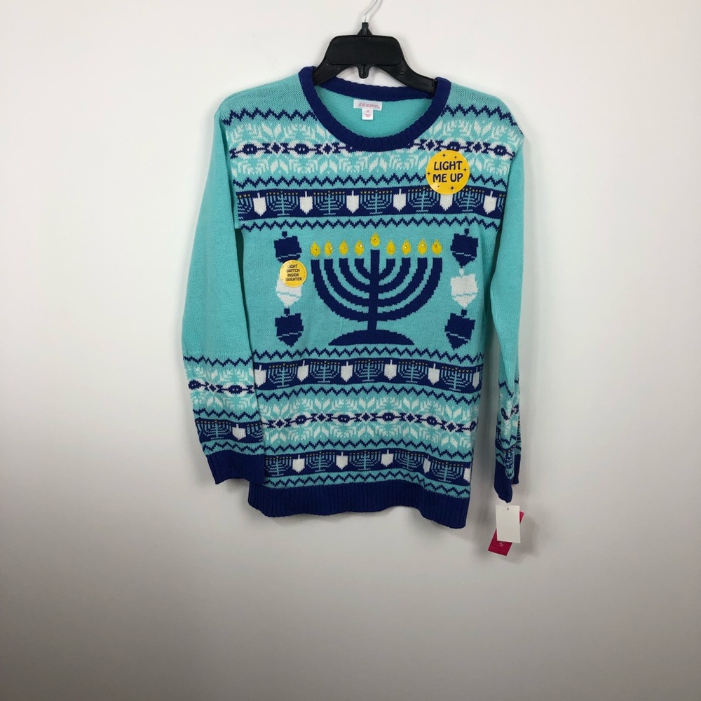 Holiday sweater Hanukkah XS